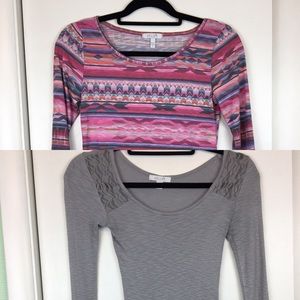 Delia’s Long Sleeve Shirt Bundle Sz S/XS